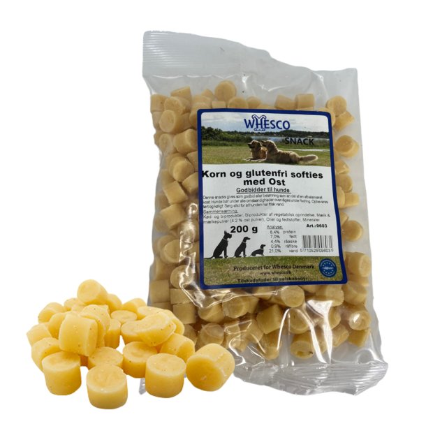Whescos Korn &amp; Glutenfri softies m. Ost
